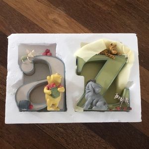 A Z Disney Winnie the Pooh bookends NEW W/BOX 176$